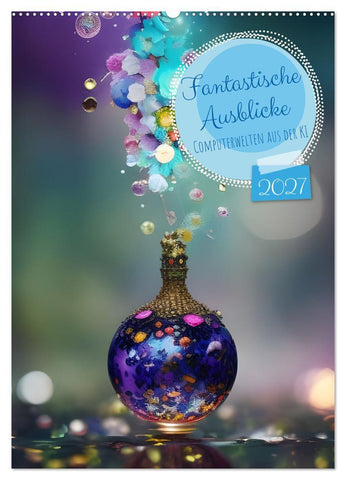 Fantastische Einblicke (Wandkalender 2027 DIN A2 hoch), CALVENDO Monatskalender