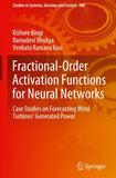 Fractional-Order Activation Functions for Neural Networks