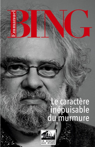 Le caractère inépuisable du murmure