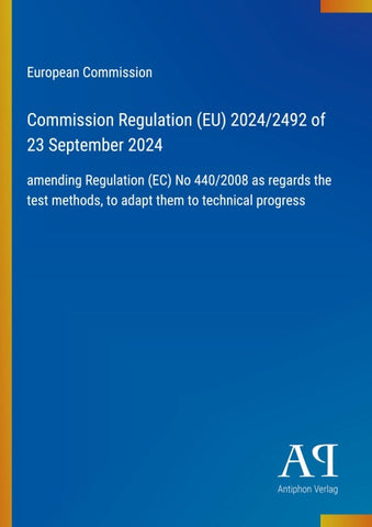 Commission Regulation (EU) 2024/2492 of 23 September 2024