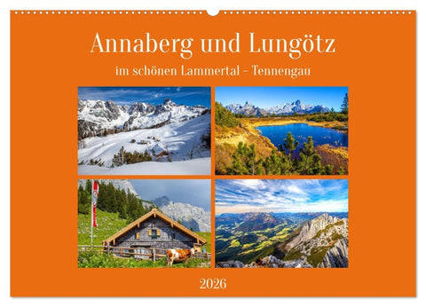 Annaberg und Lungötz (Wandkalender 2026 DIN A2 quer), CALVENDO Monatskalender