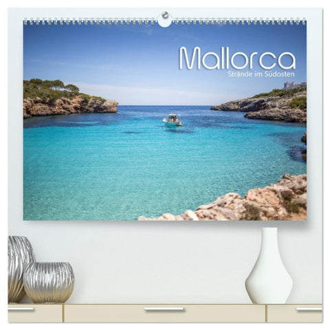 Mallorca - Strände im Südosten (hochwertiger Premium Wandkalender 2027 DIN A2 quer), Kunstdruck in Hochglanz
