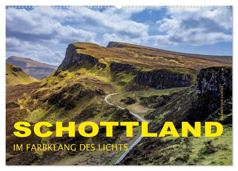 Schottland - Im Farbklang des Lichts (Wandkalender 2027 DIN A2 quer), CALVENDO Monatskalender