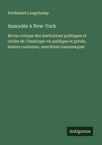 Asmodée à New-York