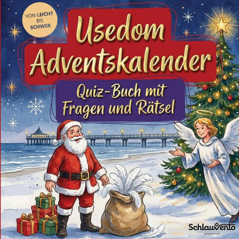 Usedom-Adventskalender: Quiz-Buch mit Fragen und Rätsel
