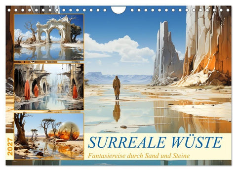 Surreale Wüste (Wandkalender 2027 DIN A4 quer), CALVENDO Monatskalender
