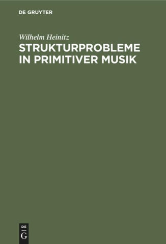 Strukturprobleme in primitiver Musik