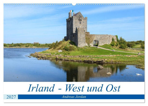 Irland - West und Ost (Wandkalender 2027 DIN A2 quer), CALVENDO Monatskalender