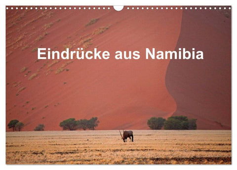 Eindrücke aus Namibia (Wandkalender 2026 DIN A3 quer), CALVENDO Monatskalender