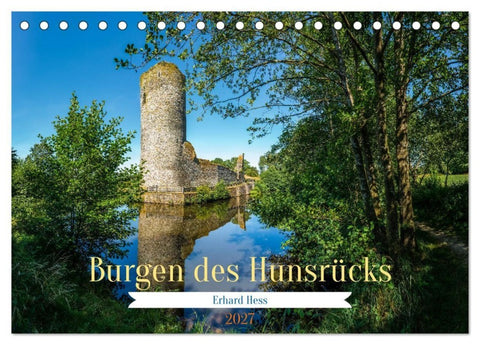 Burgen des Hunsrücks (Tischkalender 2027 DIN A5 quer), CALVENDO Monatskalender