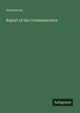 Report of the Commissioners