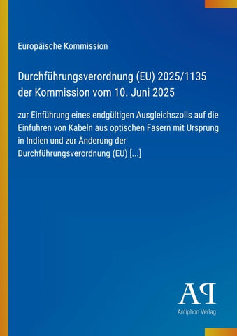 Durchführungsverordnung (EU) 2025/1135 der Kommission vom 10. Juni 2025