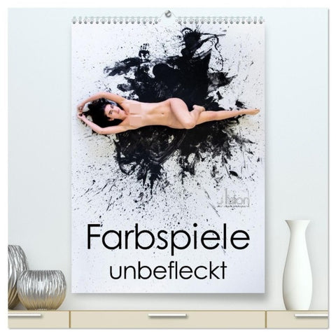 Farbspiele - unbefleckt (hochwertiger Premium Wandkalender 2027 DIN A2 hoch), Kunstdruck in Hochglanz