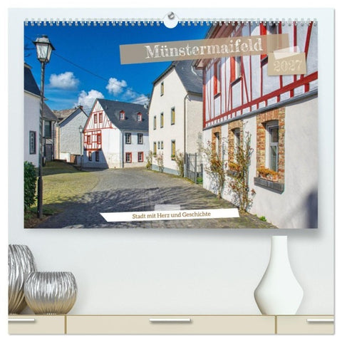 Münstermaifeld - Stadt mit Herz und Geschichte (hochwertiger Premium Wandkalender 2027 DIN A2 quer), Kunstdruck in Hochglanz