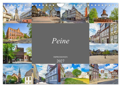 Peine Impressionen (Wandkalender 2027 DIN A4 quer), CALVENDO Monatskalender