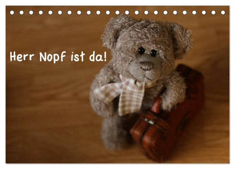 Herr Nopf ist da! (Tischkalender 2027 DIN A5 quer), CALVENDO Monatskalender