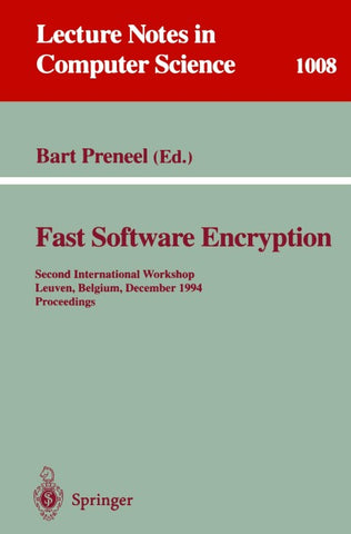 Fast Software Encryption
