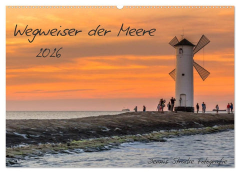 Wegweiser der Meere (Wandkalender 2026 DIN A2 quer), CALVENDO Monatskalender
