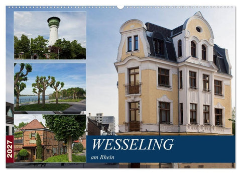 Wesseling am Rhein (Wandkalender 2027 DIN A2 quer), CALVENDO Monatskalender