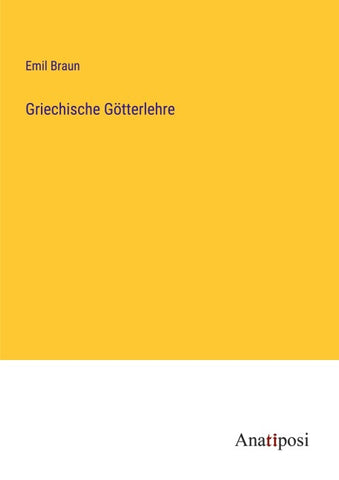 Griechische Götterlehre