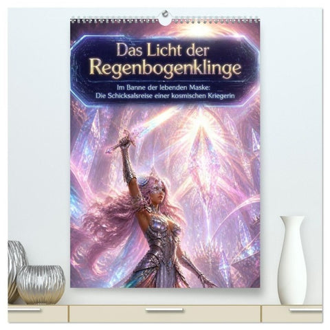 Das Licht der Regenbogenklinge (hochwertiger Premium Wandkalender 2027 DIN A2 hoch), Kunstdruck in Hochglanz