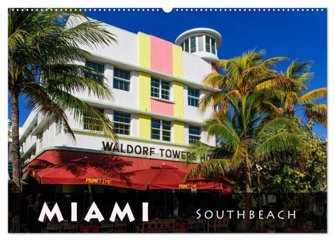 Miami South Beach (Wandkalender 2026 DIN A2 quer), CALVENDO Monatskalender