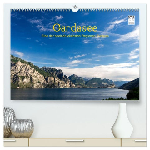 Gardasee (hochwertiger Premium Wandkalender 2026 DIN A2 quer), Kunstdruck in Hochglanz