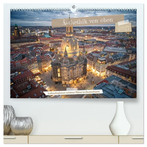 Ästehtik von oben (hochwertiger Premium Wandkalender 2027 DIN A2 quer), Kunstdruck in Hochglanz