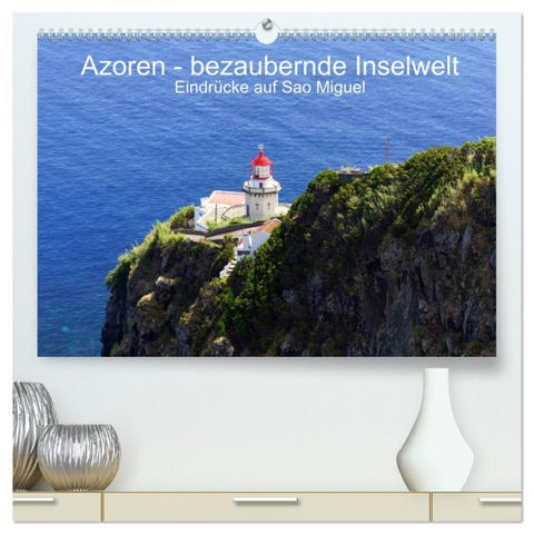 Azoren - bezaubernde Inselwelt. Eindrücke auf Sao Miguel (hochwertiger Premium Wandkalender 2026 DIN A2 quer), Kunstdruck in Hochglanz