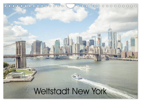 Weltstadt New York (Wandkalender 2027 DIN A4 quer), CALVENDO Monatskalender