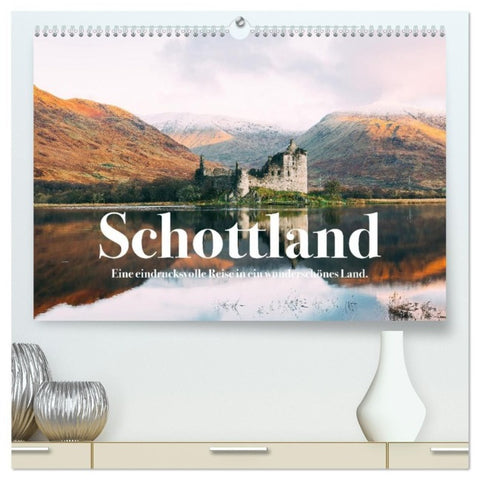 Schottland - Eine eindrucksvolle Reise in ein wunderschönes Land. (hochwertiger Premium Wandkalender 2027 DIN A2 quer), Kunstdruck in Hochglanz