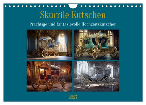 Skurrile Kutschen (Wandkalender 2027 DIN A4 quer), CALVENDO Monatskalender