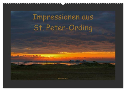 Impressionen aus St. Peter-Ording (Wandkalender 2027 DIN A2 quer), CALVENDO Monatskalender
