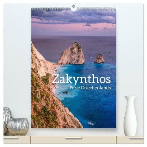 Zakynthos - Perle Griechenlands (hochwertiger Premium Wandkalender 2027 DIN A2 hoch), Kunstdruck in Hochglanz