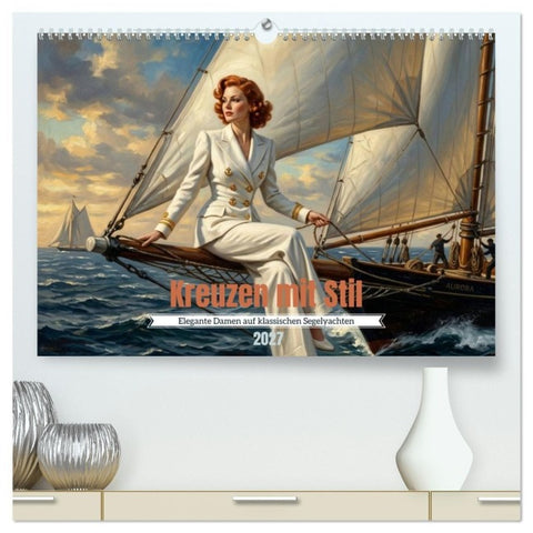 Kreuzen mit Stil (hochwertiger Premium Wandkalender 2027 DIN A2 quer), Kunstdruck in Hochglanz