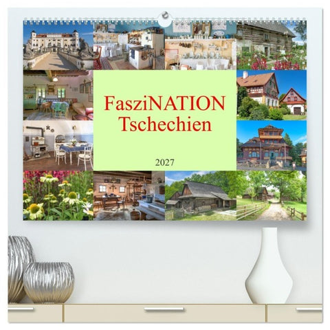 Faszination Tschechien (hochwertiger Premium Wandkalender 2027 DIN A2 quer), Kunstdruck in Hochglanz