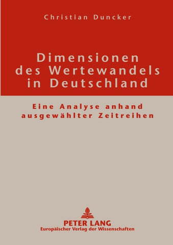 Dimensionen des Wertewandels in Deutschland