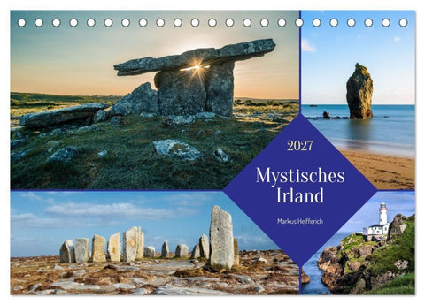 Mystisches Irland (Tischkalender 2027 DIN A5 quer), CALVENDO Monatskalender