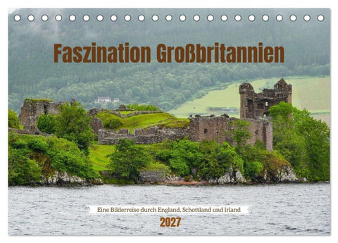 Faszination Großbritannien (Tischkalender 2027 DIN A5 quer), CALVENDO Monatskalender