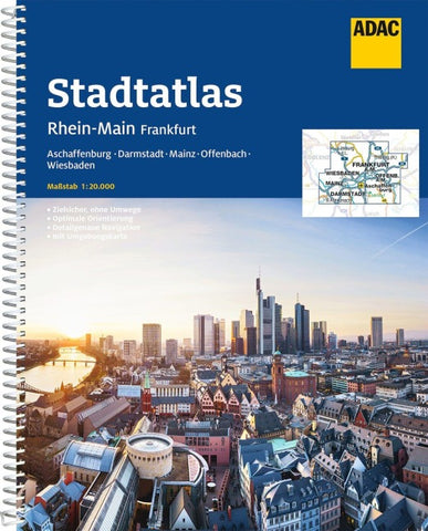 ADAC Stadtatlas Rhein-Main, Frankfurt 1:20.000