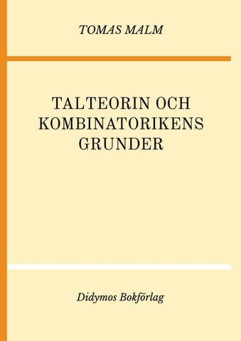 Talteorin och kombinatorikens grunder
