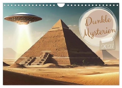 Dunkle Mysterien (Wandkalender 2027 DIN A4 quer), CALVENDO Monatskalender