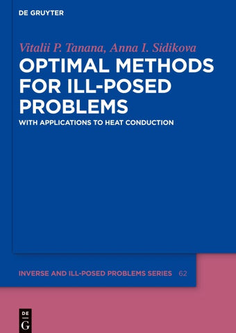 Optimal Methods for Ill-Posed Problems