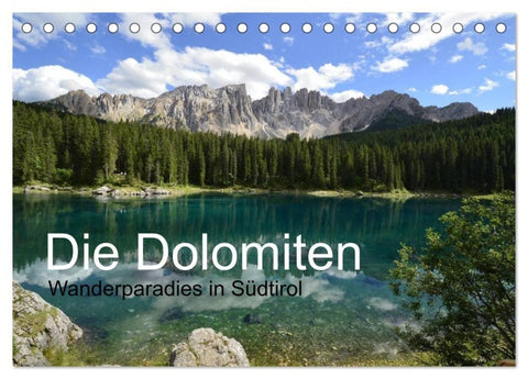 Die Dolomiten – Wanderparadies in Südtirol (Tischkalender 2027 DIN A5 quer), CALVENDO Monatskalender