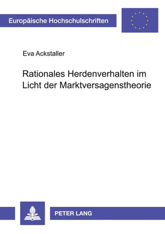 Rationales Herdenverhalten im Licht der Marktversagenstheorie