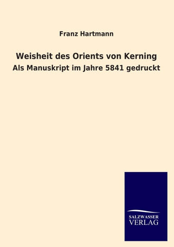 Weisheit des Orients von Kerning