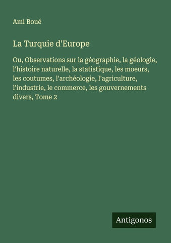 La Turquie d'Europe