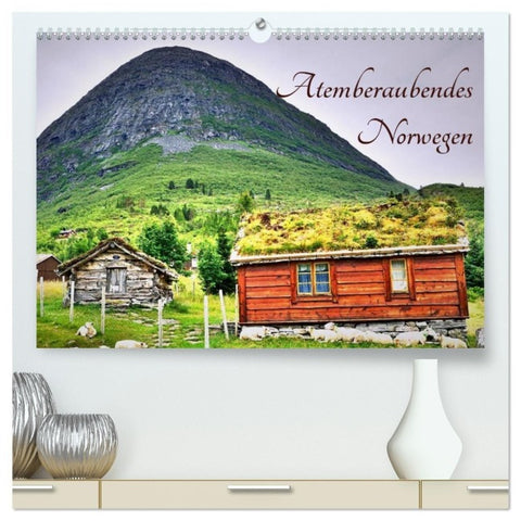 Atemberaubendes Norwegen (hochwertiger Premium Wandkalender 2027 DIN A2 quer), Kunstdruck in Hochglanz