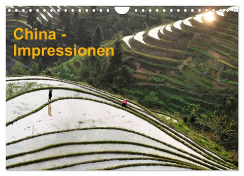 China-Impressionen (Wandkalender 2027 DIN A4 quer), CALVENDO Monatskalender