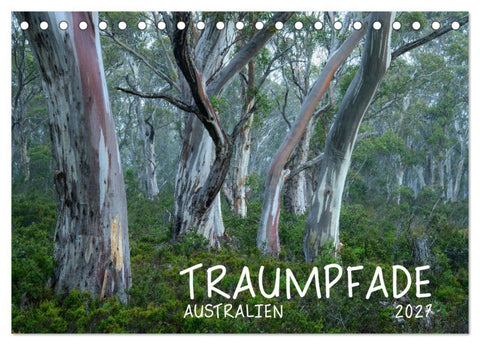 Traumpfade Australien (Tischkalender 2027 DIN A5 quer), CALVENDO Monatskalender